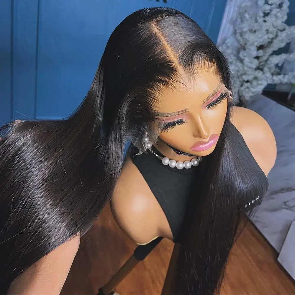 Straight Lace Front Wig — 100% Human Hair