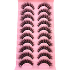 8D Mink Lashes — 10 Pairs