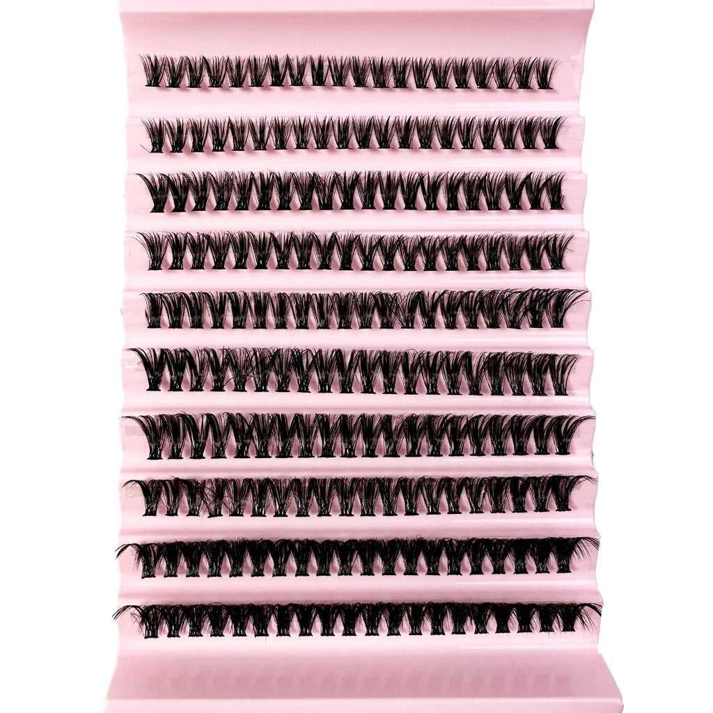Fluffy Lash Clusters — 5D Volume
