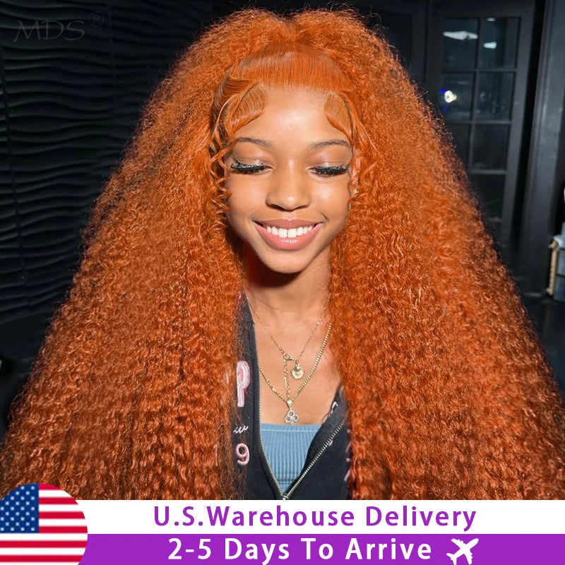Ginger Water Wave Lace Front Wig