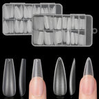 Matte Coffin & Stiletto Tips — 240 Piece