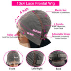 Chocolate Brown Body Wave Wig — 200% Density