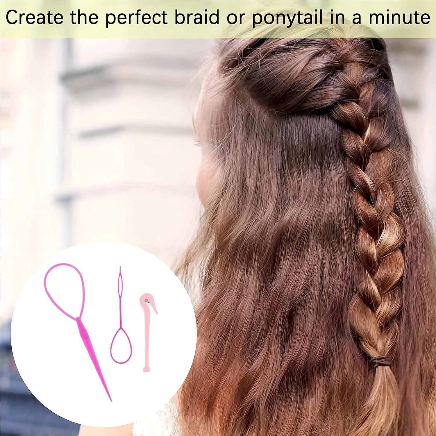Braiding & Ponytail Tool Set — 4 Piece
