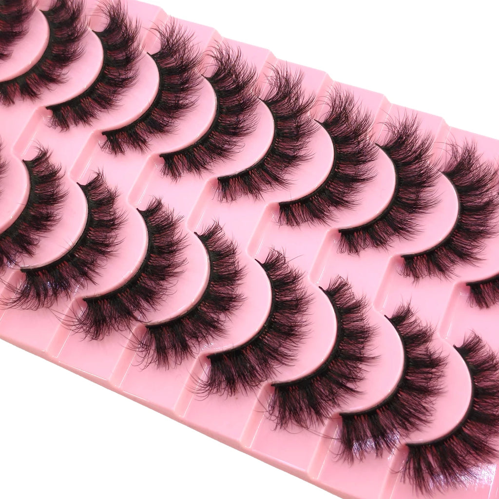 8D Mink Lashes — 10 Pairs