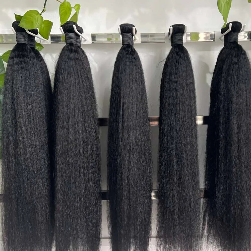 Kinky Straight Bundle Set with HD Closure