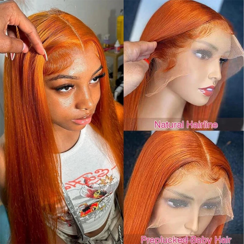 Ginger Straight Wig — 34 Inch