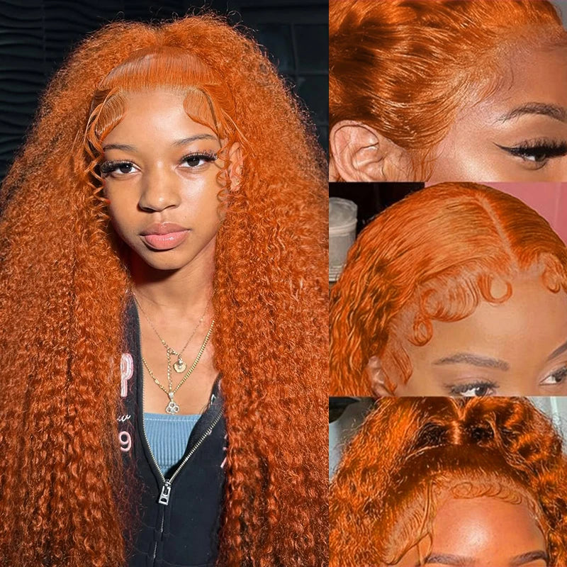 Ginger Water Wave Lace Front Wig
