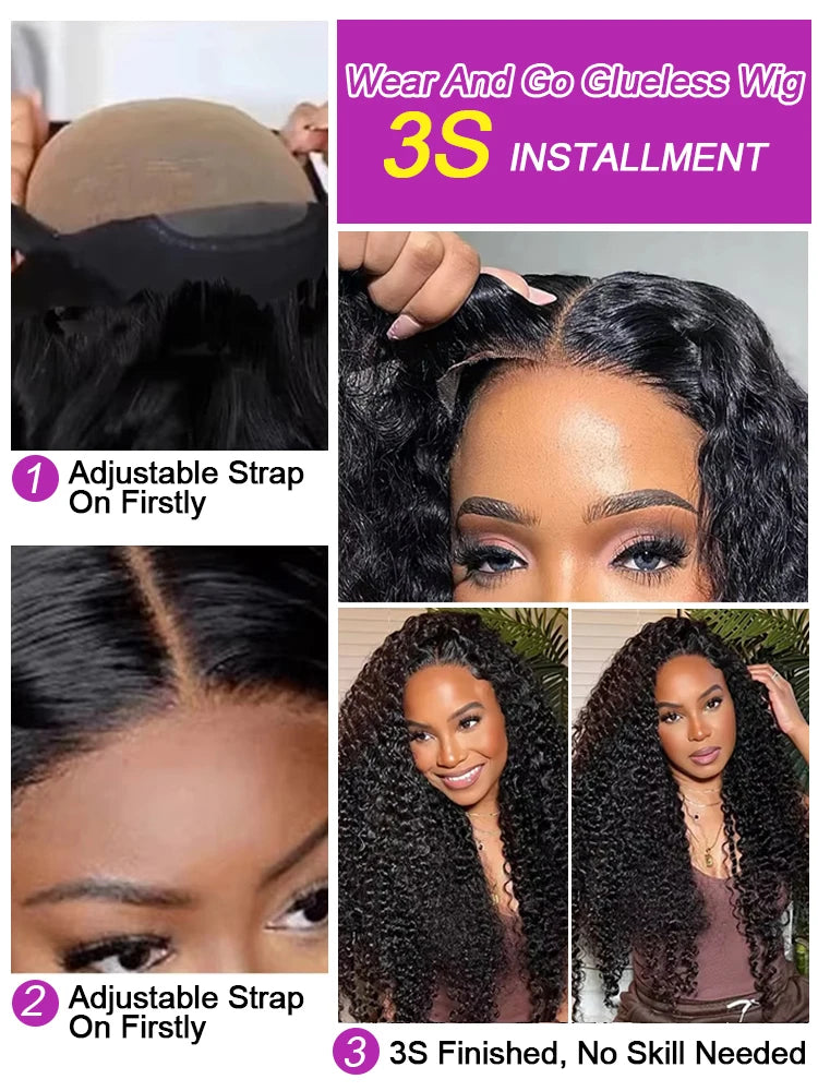 Water Wave Lace Front Wig — 300% Density