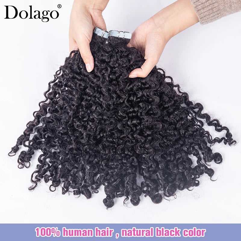 Burmese Curly Tape-In Extensions