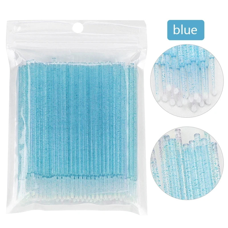 Lash Cleaning Micro Swabs — 100 Pack