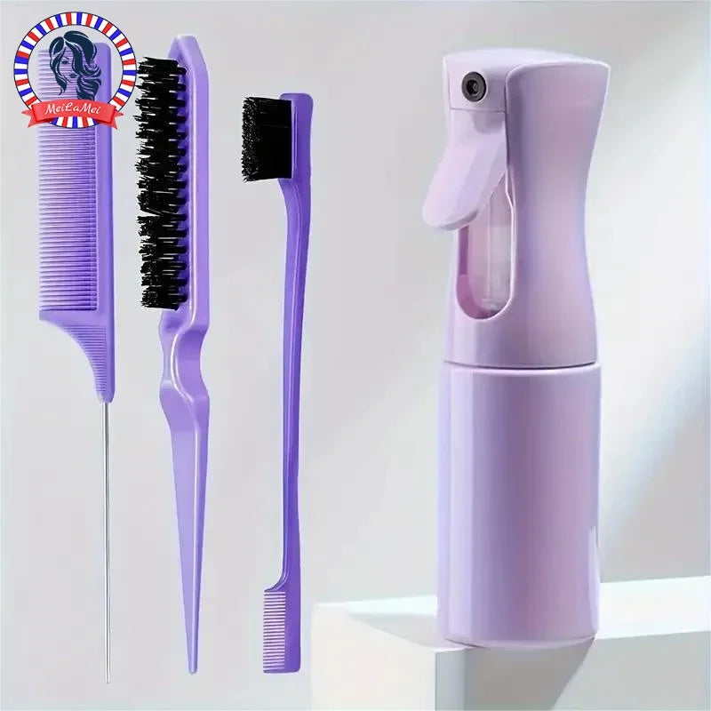 Styling Kit — Spray Bottle, Combs & Brush