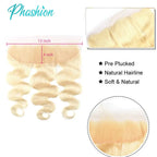 613 Blonde Body Wave Closure & Frontal
