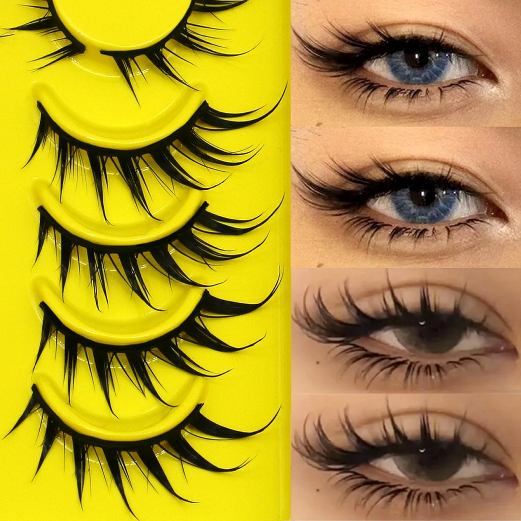 Manga Cat Eye Lashes — Wispy Spike