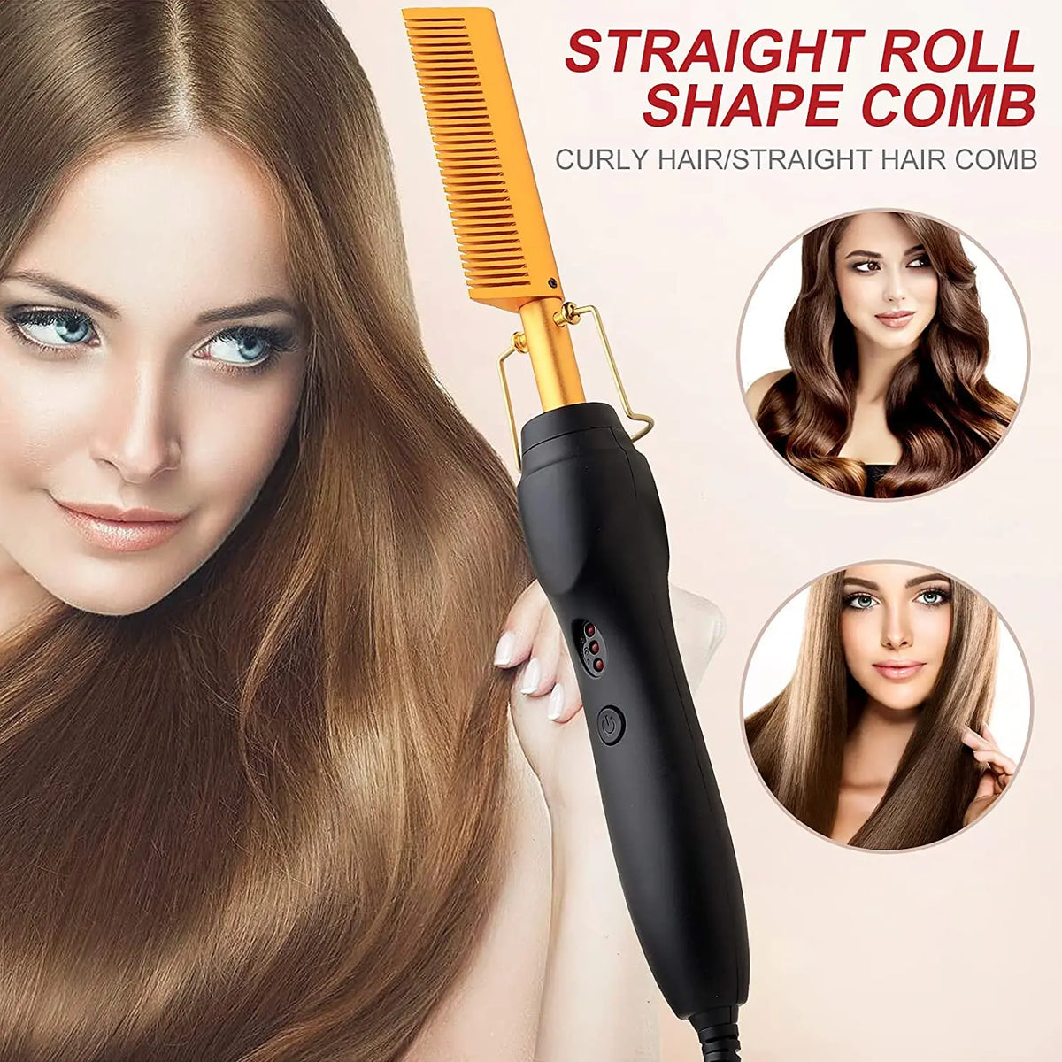 Electric Hot Comb Straightener