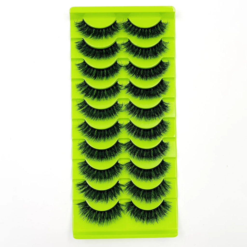 8D Mink Lashes — 10 Pairs