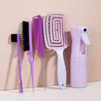 Massage Comb & Spray Bottle Set — 5 Piece