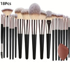 Makeup Brush Set — 3 to 20 Piece