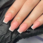 Long Stiletto Press-On Nails — Pink
