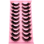 8D Mink Lashes — 10 Pairs