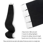 Brazilian Straight Tape-In Extensions
