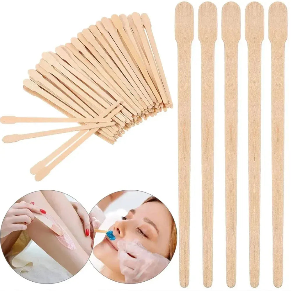 Wooden Waxing Spatulas — 500 Pack