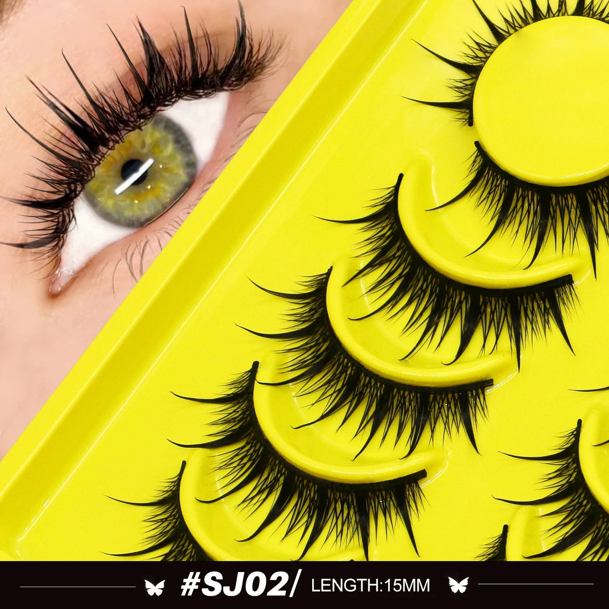 Manga Cat Eye Lashes — Wispy Spike