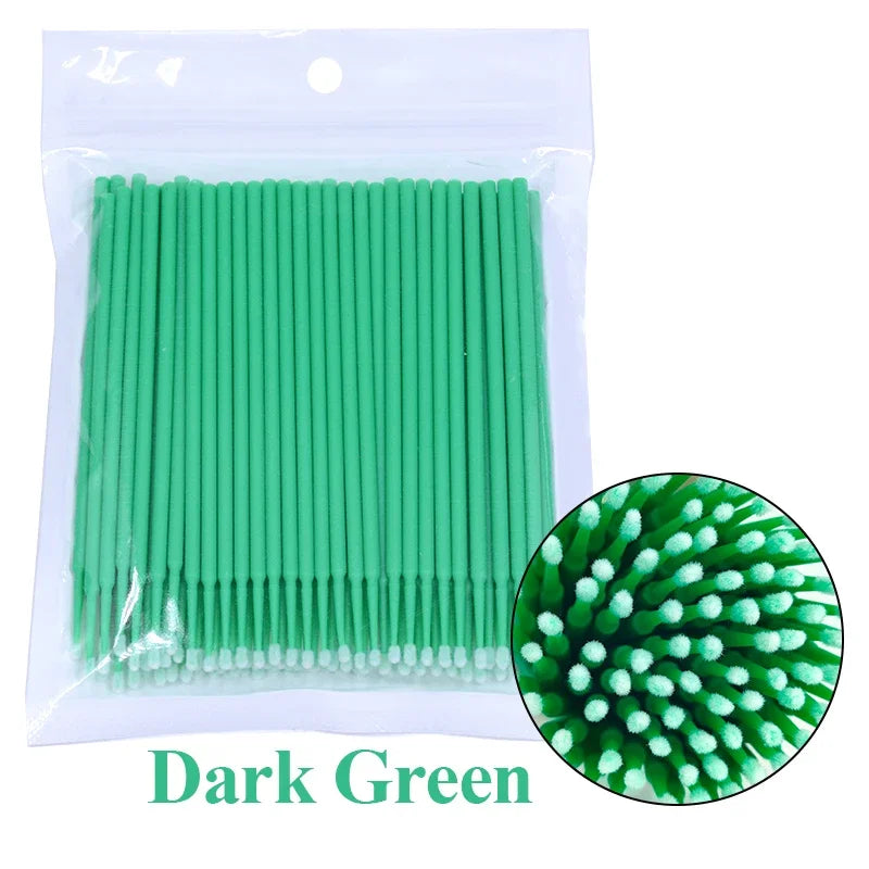 Lash Cleaning Micro Swabs — 100 Pack