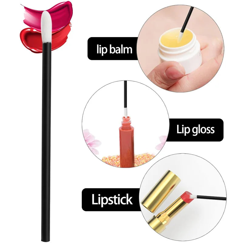 Lint-Free Lip Applicators — 100 Pack