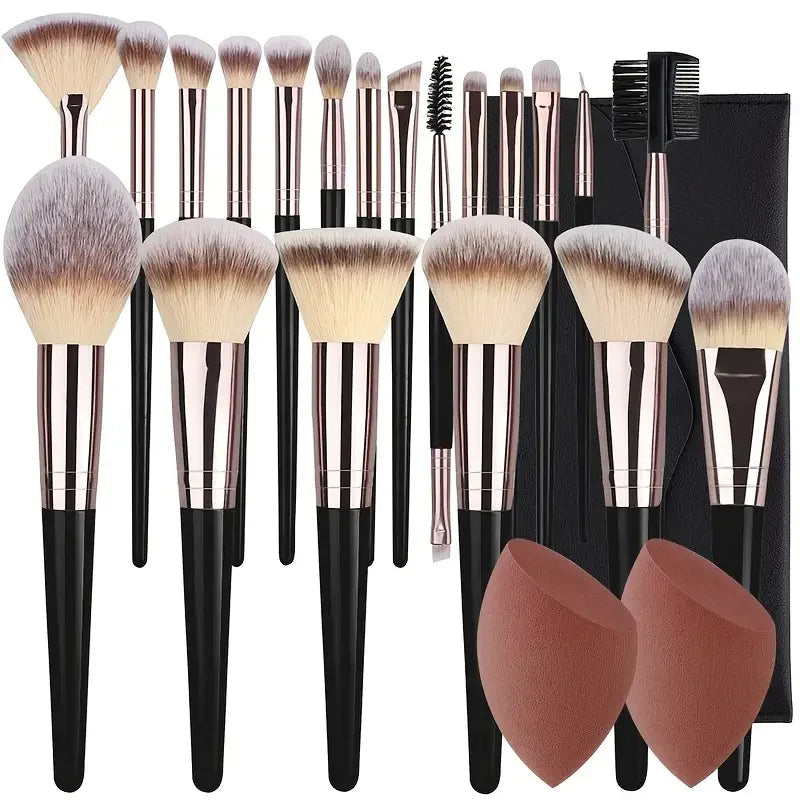Makeup Brush Set — 3 to 20 Piece