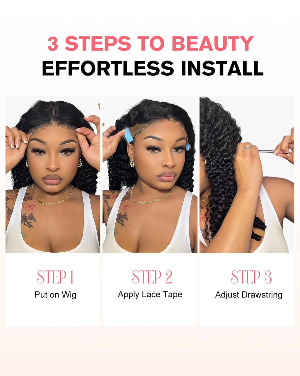 Burmese Curly Glueless Wig — Ready to Wear