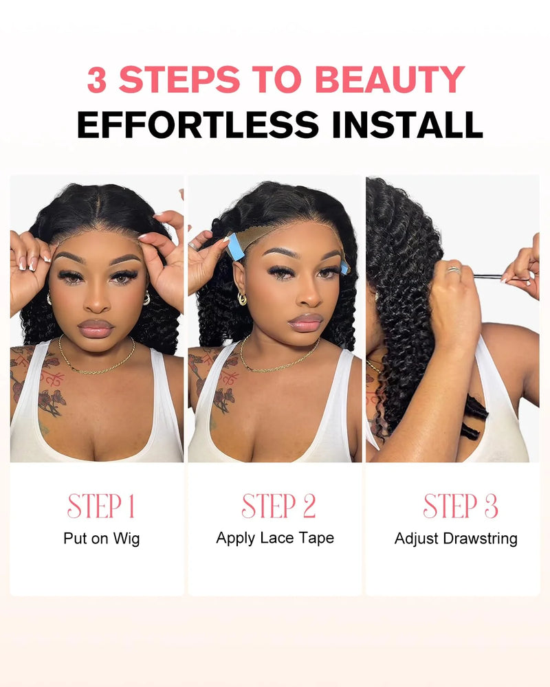 Burmese Curly Glueless Wig — Ready to Wear