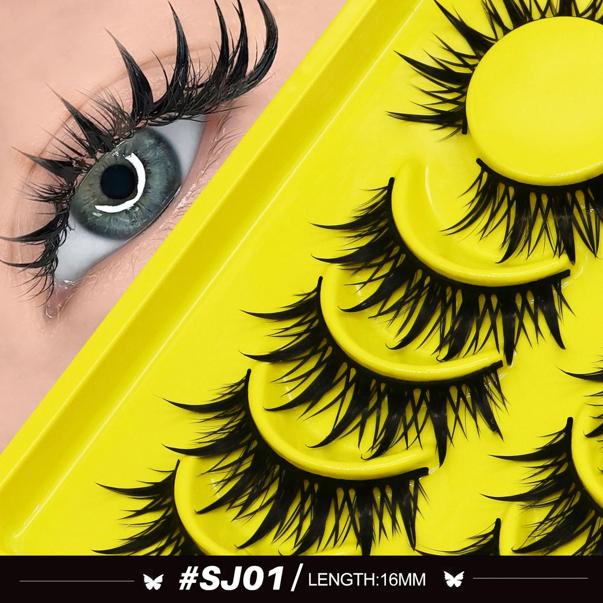 Manga Cat Eye Lashes — Wispy Spike