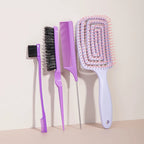 Massage Comb & Spray Bottle Set — 5 Piece