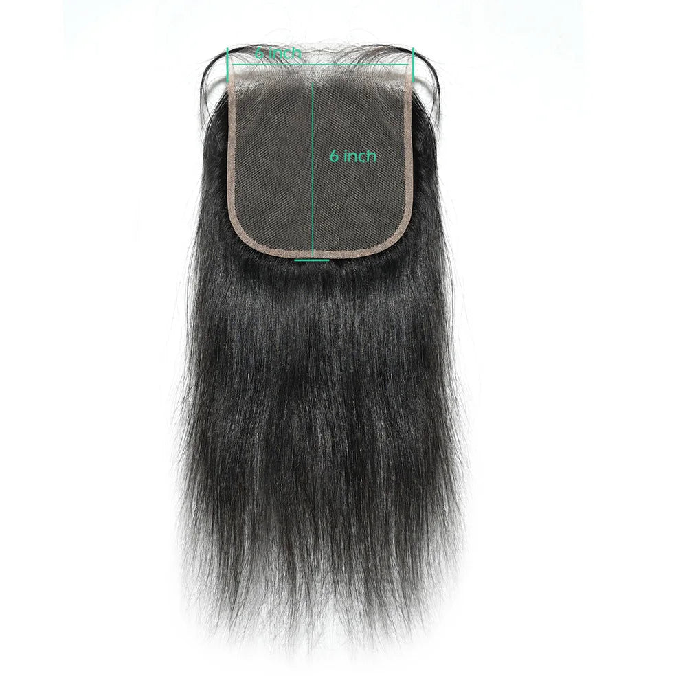 Straight Lace Closure — 100% Human Hair