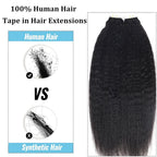 Kinky Straight Tape-In Extensions