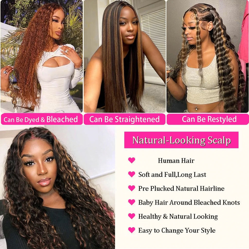 Curly Lace Front Wig — 100% Human Hair