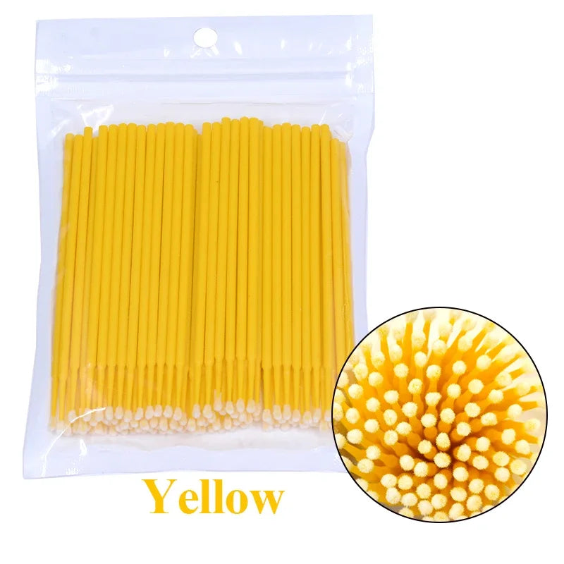 Lash Cleaning Micro Swabs — 100 Pack