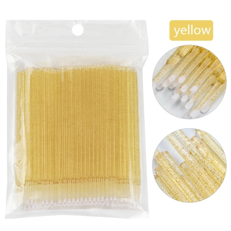 Lash Cleaning Micro Swabs — 100 Pack
