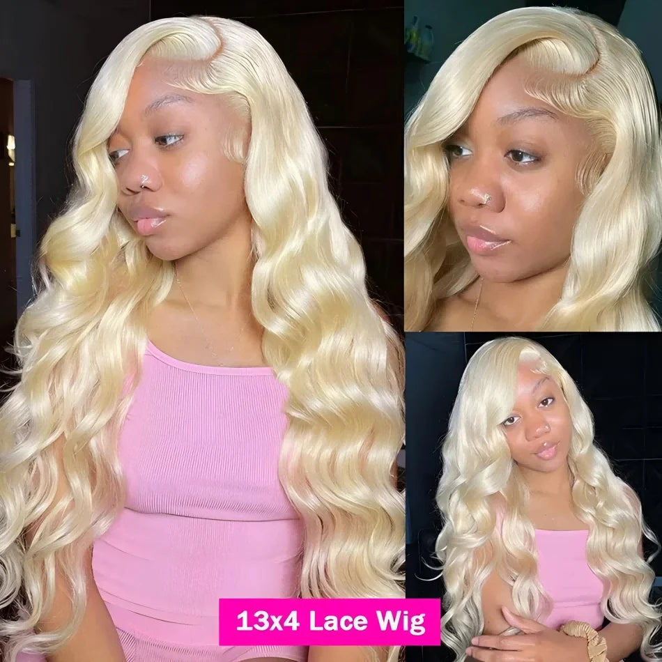 613 Blonde Body Wave Wig — 230% Density