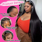 Straight Lace Front Wig — 100% Human Hair