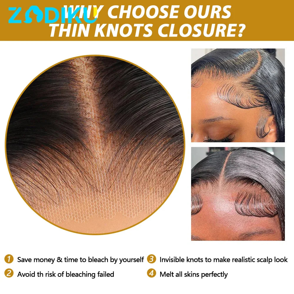 Straight Ear-to-Ear Lace Frontal & Closure
