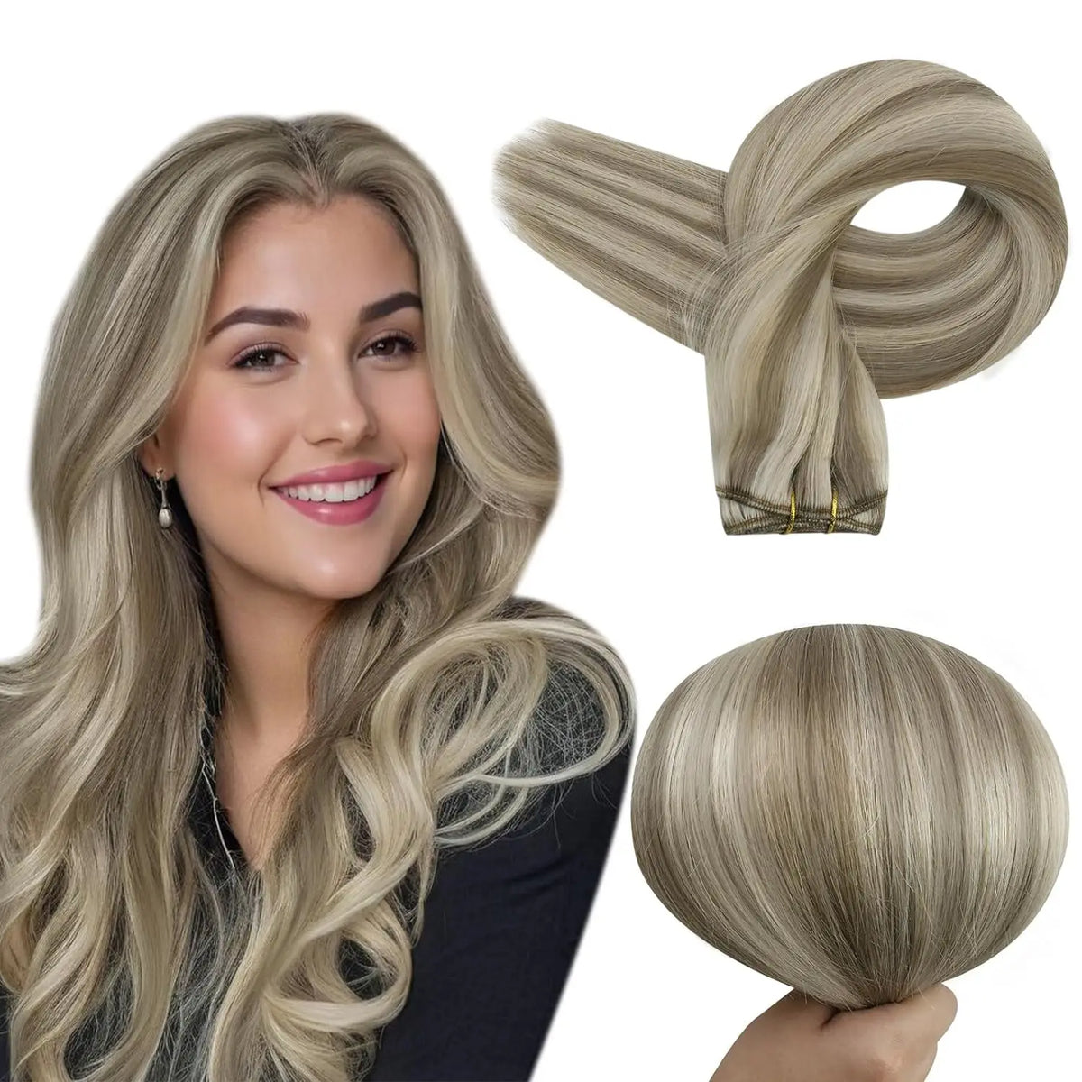 Ombre Blonde Straight Wefts — Sew-In