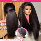 Kinky Straight 360 Glueless Wig — 30 Inch