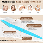 Eyebrow Razor Kit with Case