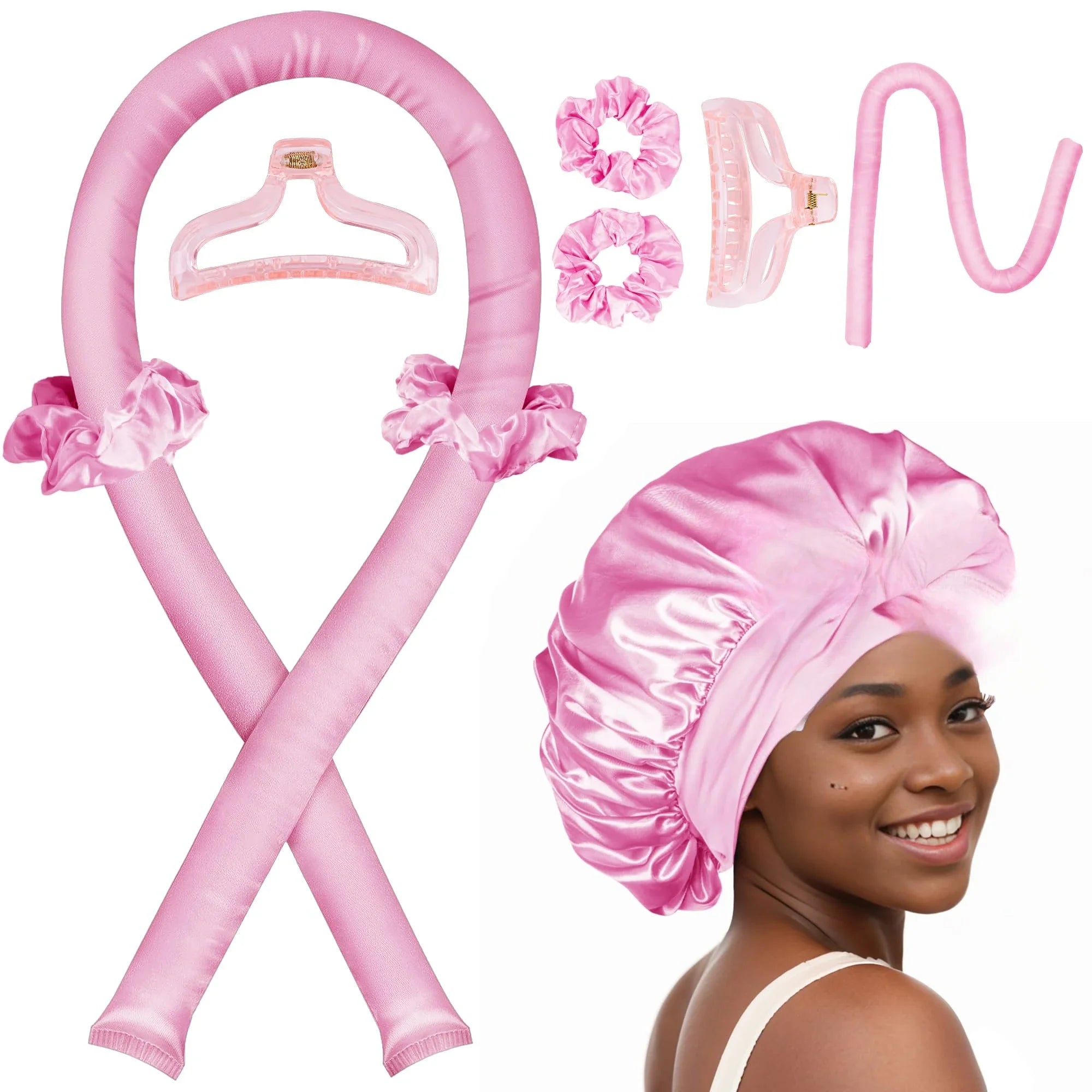 Heatless Curling Rod Set with Night Cap