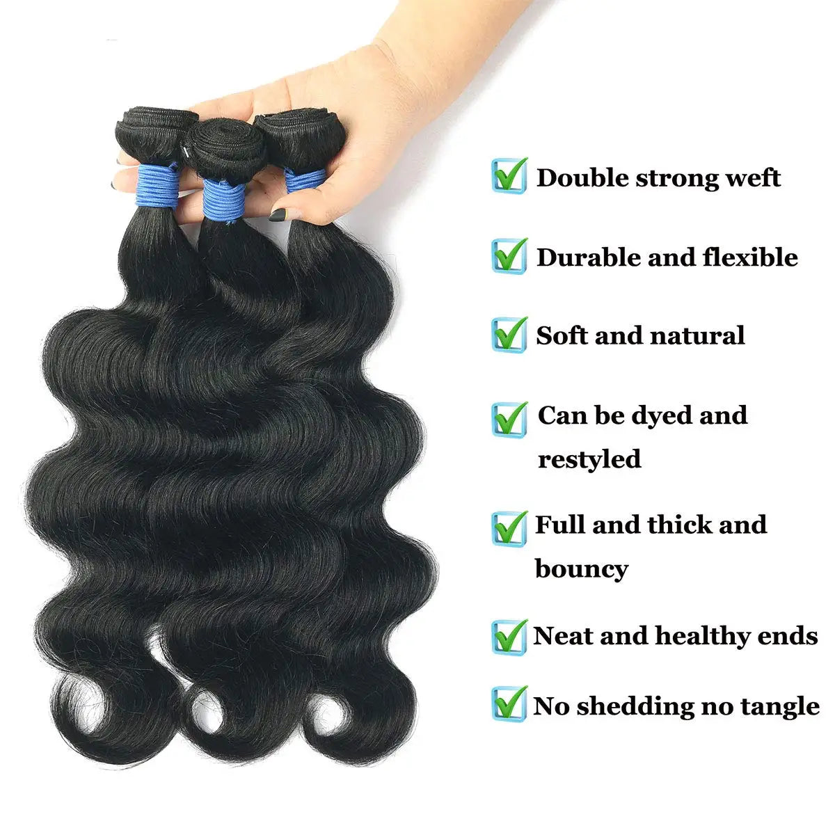 Body Wave Bundle Set — 100% Human Hair