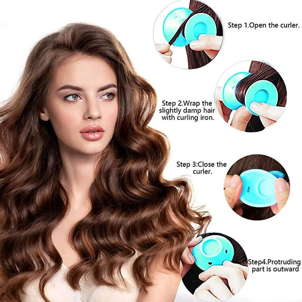 Silicone Heatless Hair Rollers