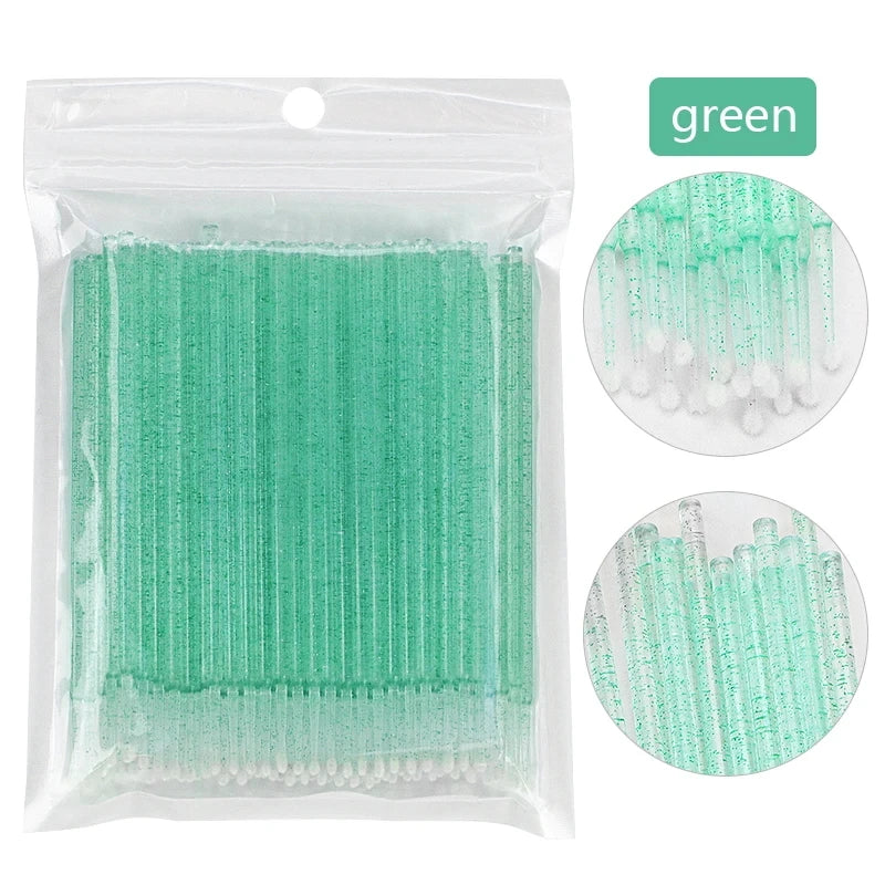 Lash Cleaning Micro Swabs — 100 Pack