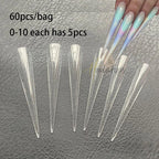 Extra Short Coffin Gel Tips — XXS