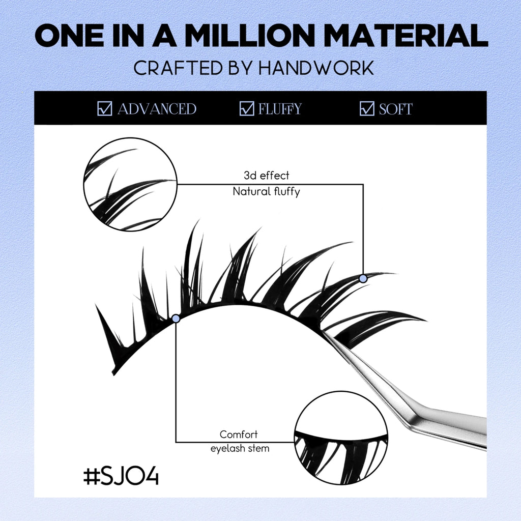 Manga Cat Eye Lashes — Wispy Spike